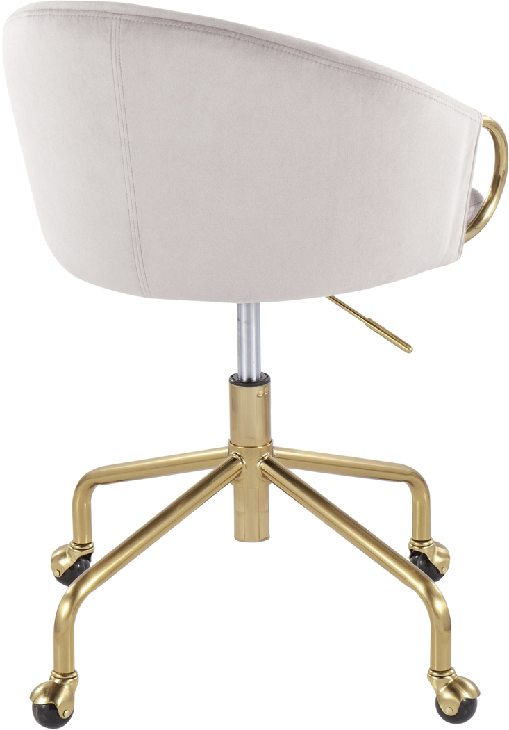 Tichester Silver Office Chair - Thumbnail - Image 3