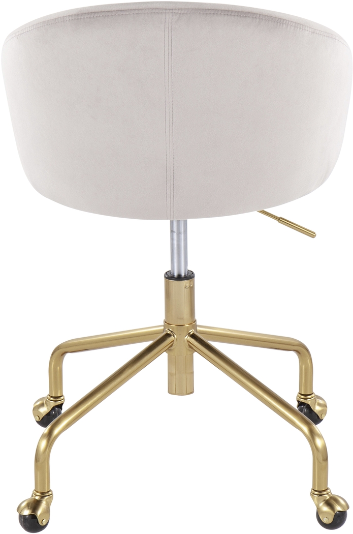 Tichester Silver Office Chair - Thumbnail - Image 4