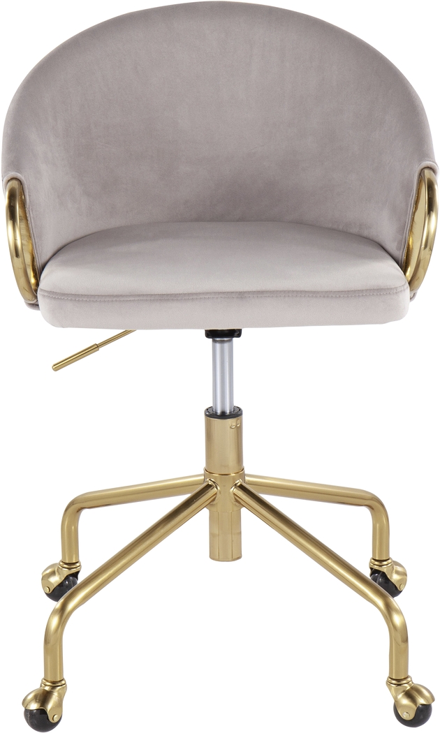 Tichester Silver Office Chair - Thumbnail - Image 5