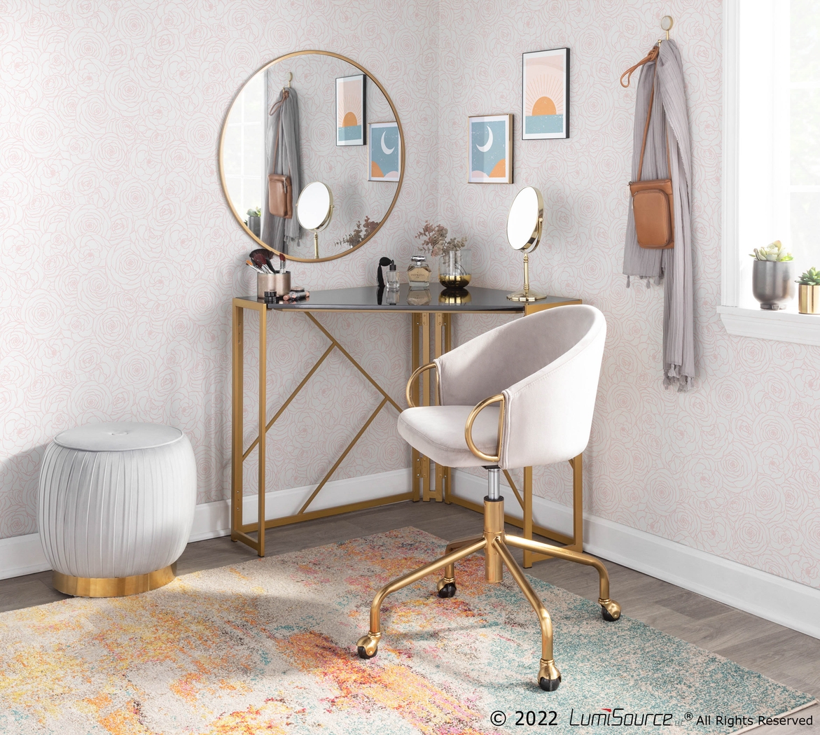 Tichester Silver Office Chair - Thumbnail - Image 9