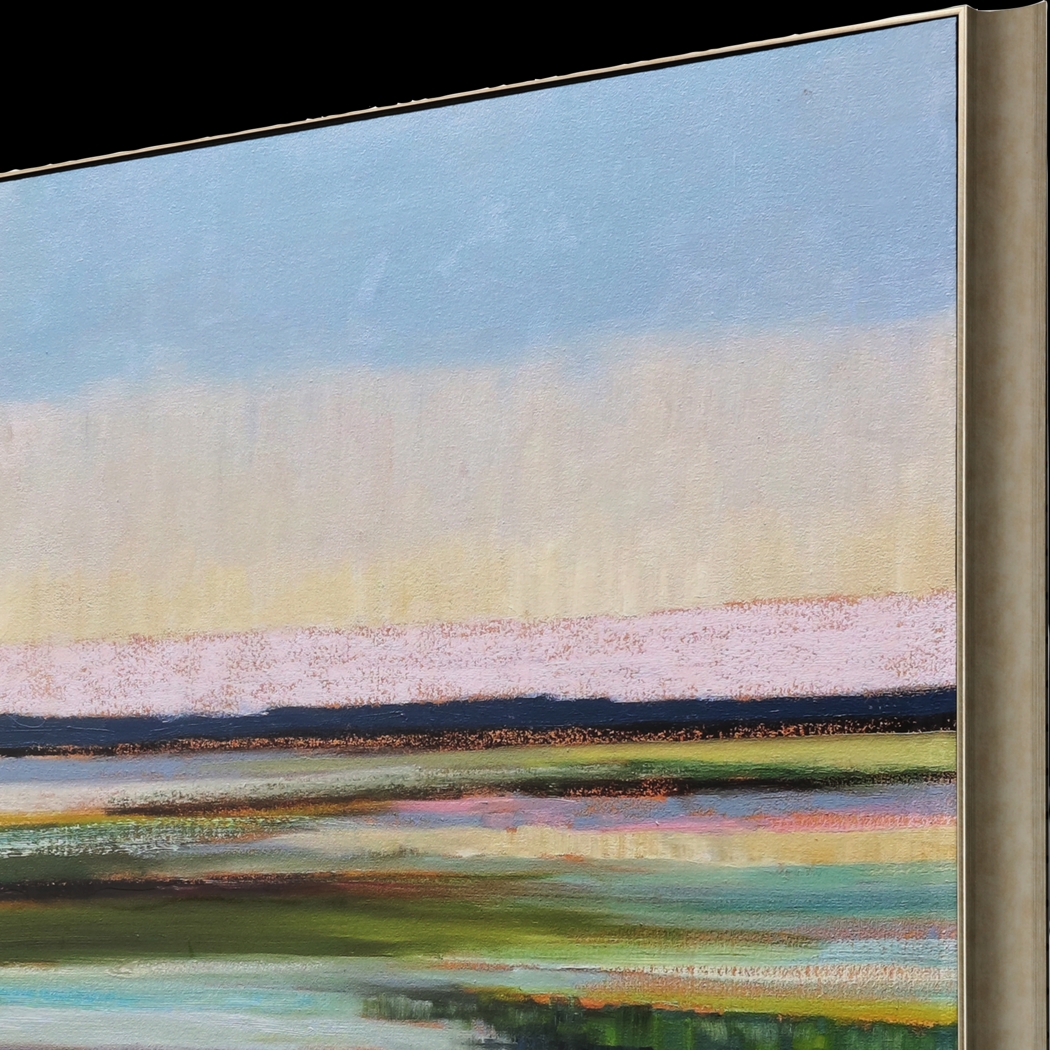 Tidal Waves Blue Framed Artwork - Thumbnail - Image 4