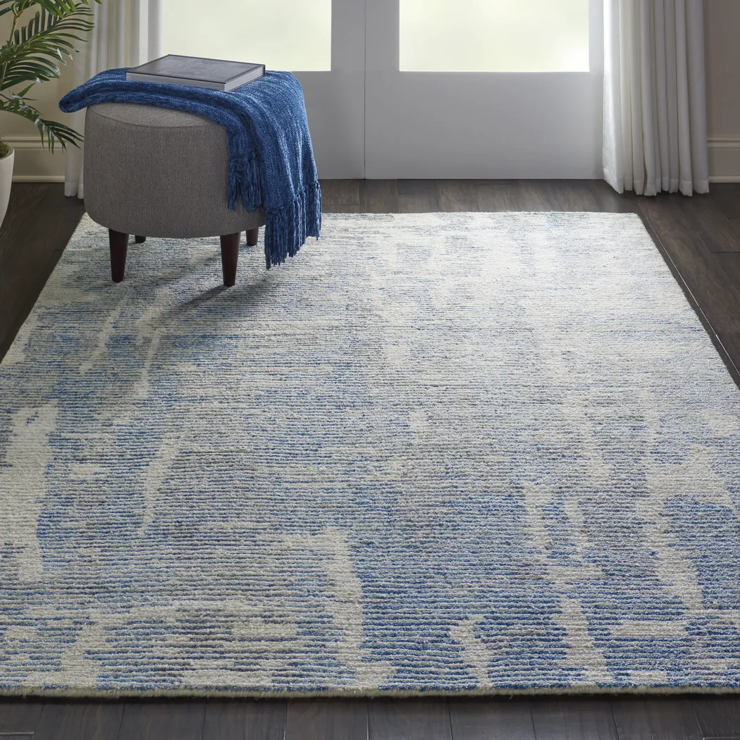 Tideform Blue 9'9 x 13'9 Rug - Thumbnail - Image 2