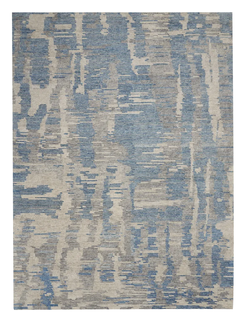 Tideform Blue 9'9 x 13'9 Rug - Thumbnail - Image 1