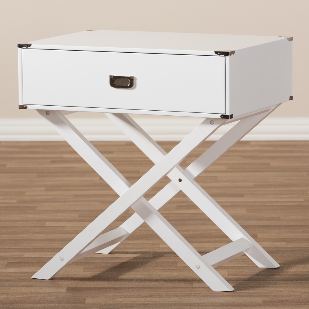 Tidustries White End Table - Thumbnail - Image 2