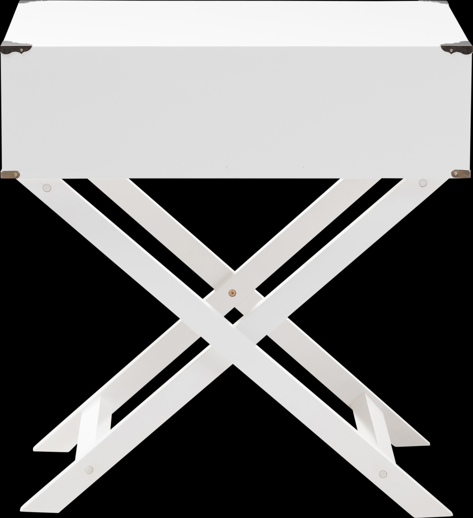 Tidustries White End Table - Thumbnail - Image 4