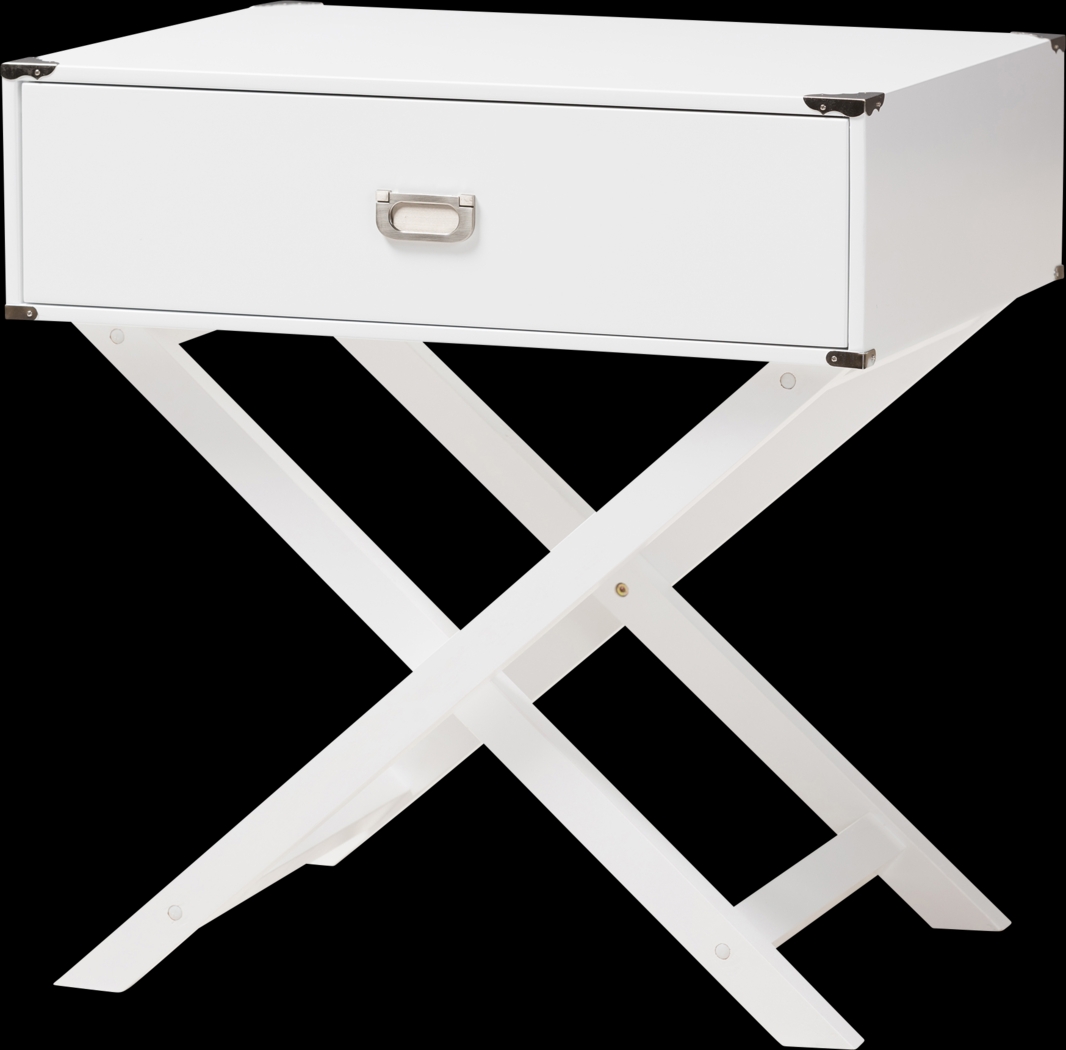 Tidustries White End Table - Thumbnail - Image 1