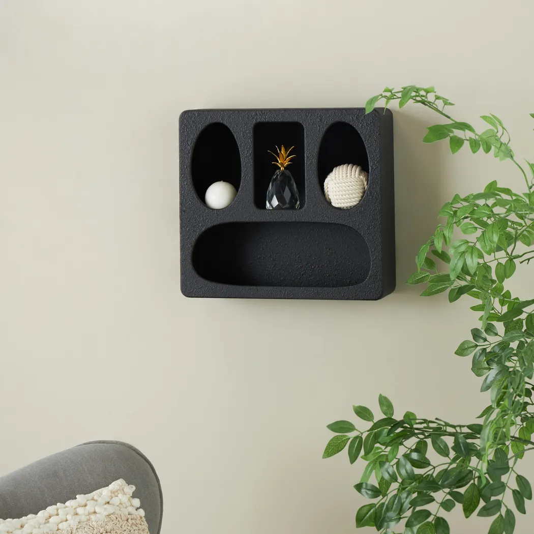 Tidustry Black Wall Shelf - Thumbnail - Image 2