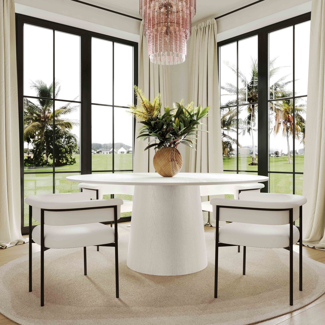 Tiemann White Dining Table - Thumbnail - Image 2