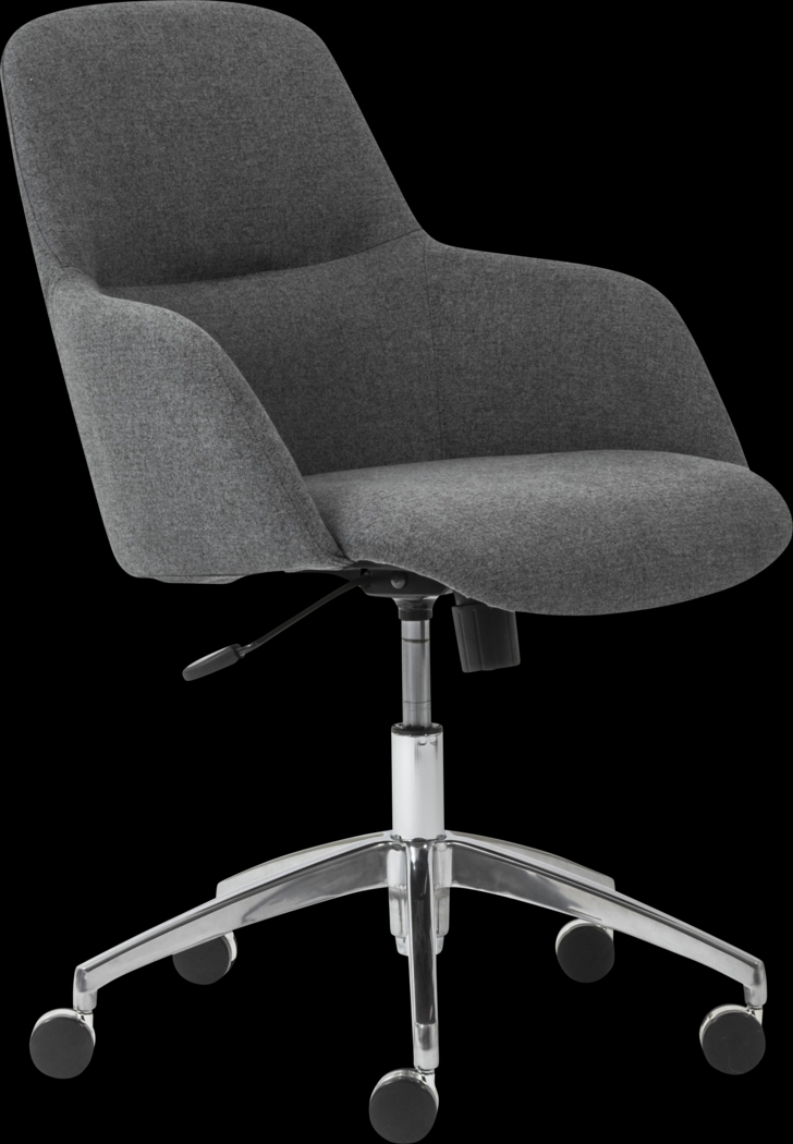Tiffaney Dark Gray Office Chair - Thumbnail - Image 11