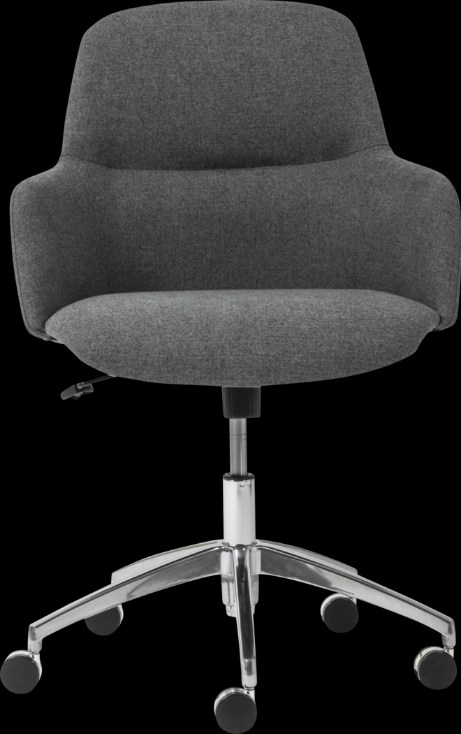 Tiffaney Dark Gray Office Chair - Thumbnail - Image 6