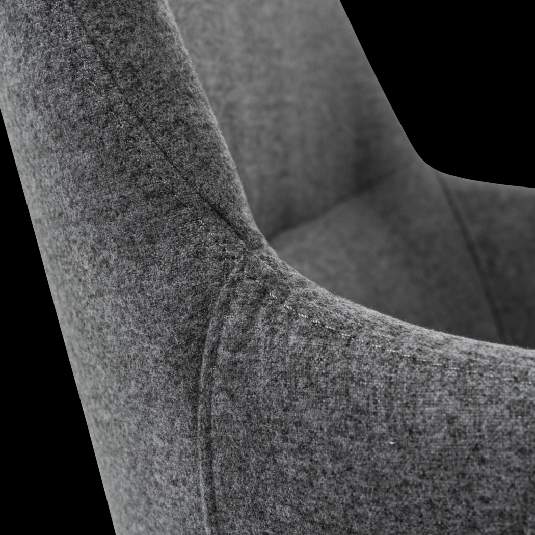 Tiffaney Dark Gray Office Chair - Thumbnail - Image 8