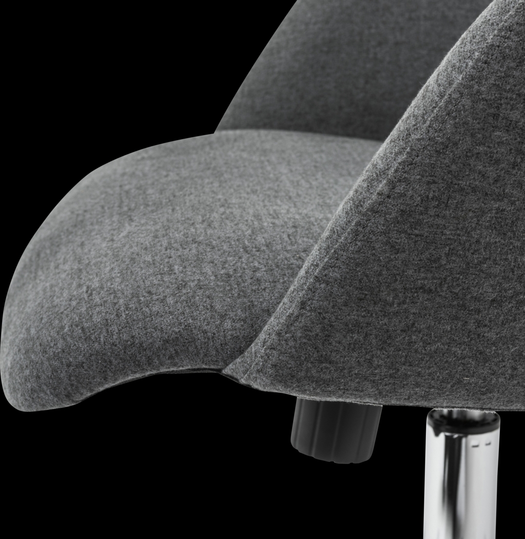 Tiffaney Dark Gray Office Chair - Thumbnail - Image 9