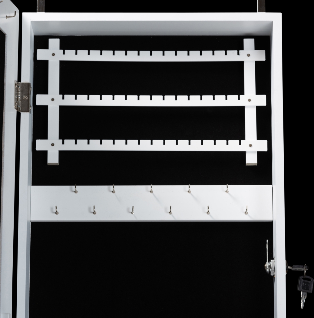Tifford White Hanging Jewelry Armoire - Thumbnail - Image 5