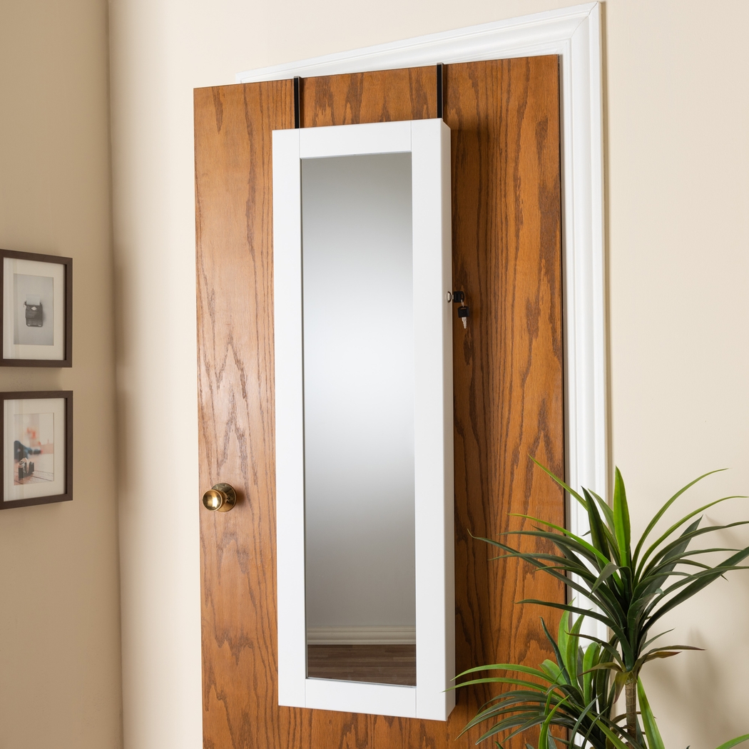 Tifford White Hanging Jewelry Armoire - Thumbnail - Image 6