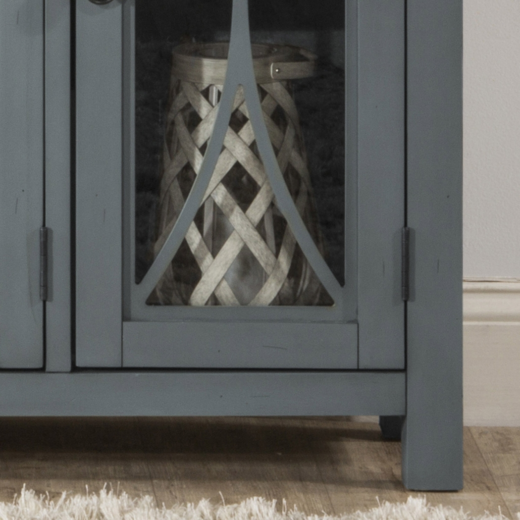 Tiflin Blue Two Door Accent Cabinet - Thumbnail - Image 2