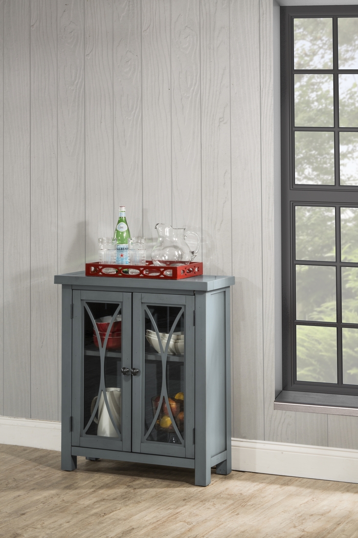 Tiflin Blue Two Door Accent Cabinet - Thumbnail - Image 5