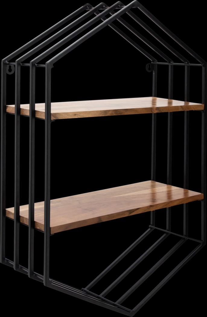 Tiftonia Brown Wall Shelf - Thumbnail - Image 3