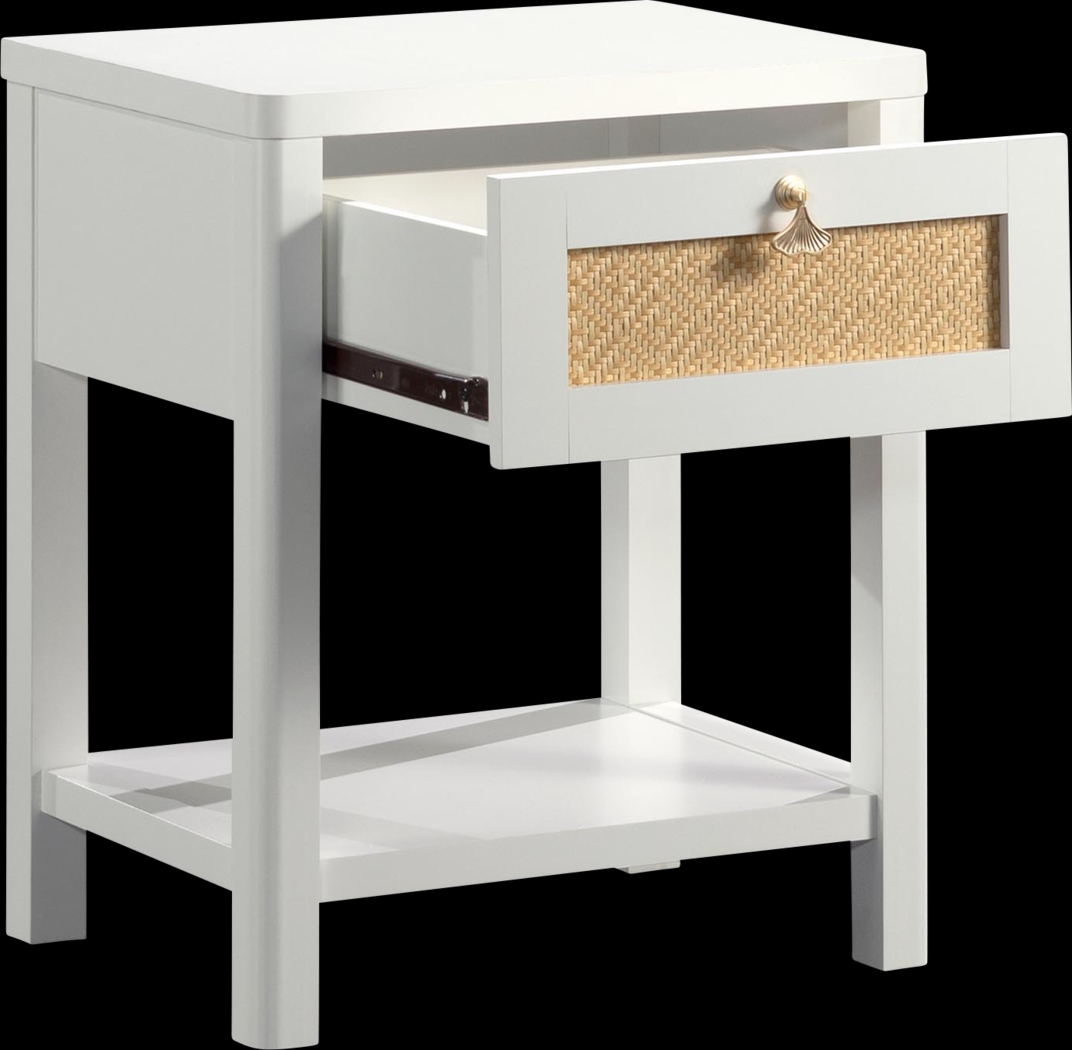 Tigerbank White Nightstand - Thumbnail - Image 3