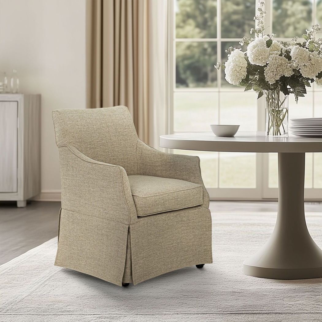 Tigerfly Beige Arm Chair - Thumbnail - Image 3