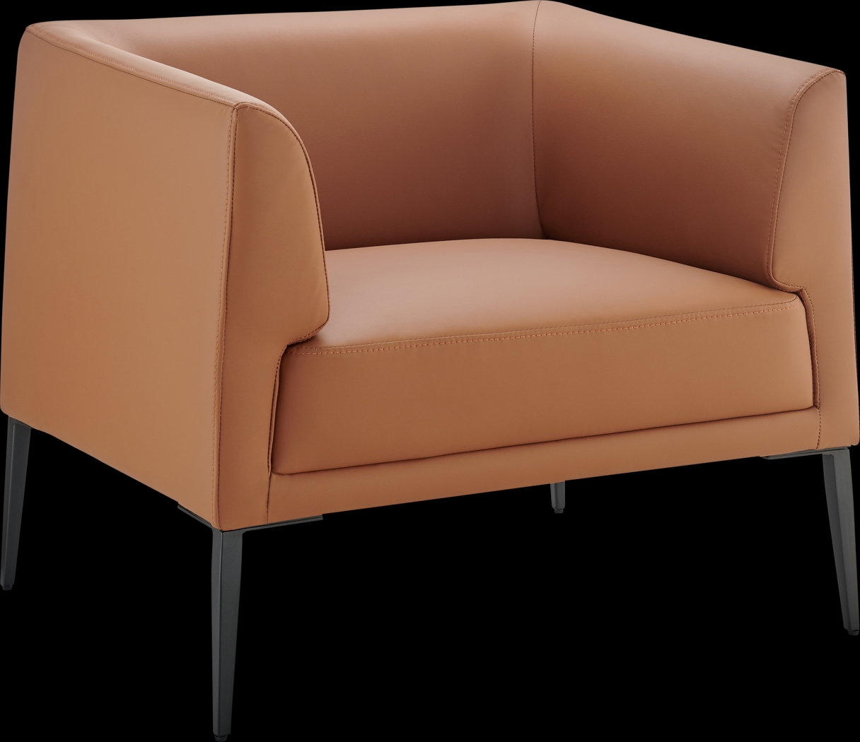 Tigerhouse Caramel Accent Chair - Thumbnail - Image 2