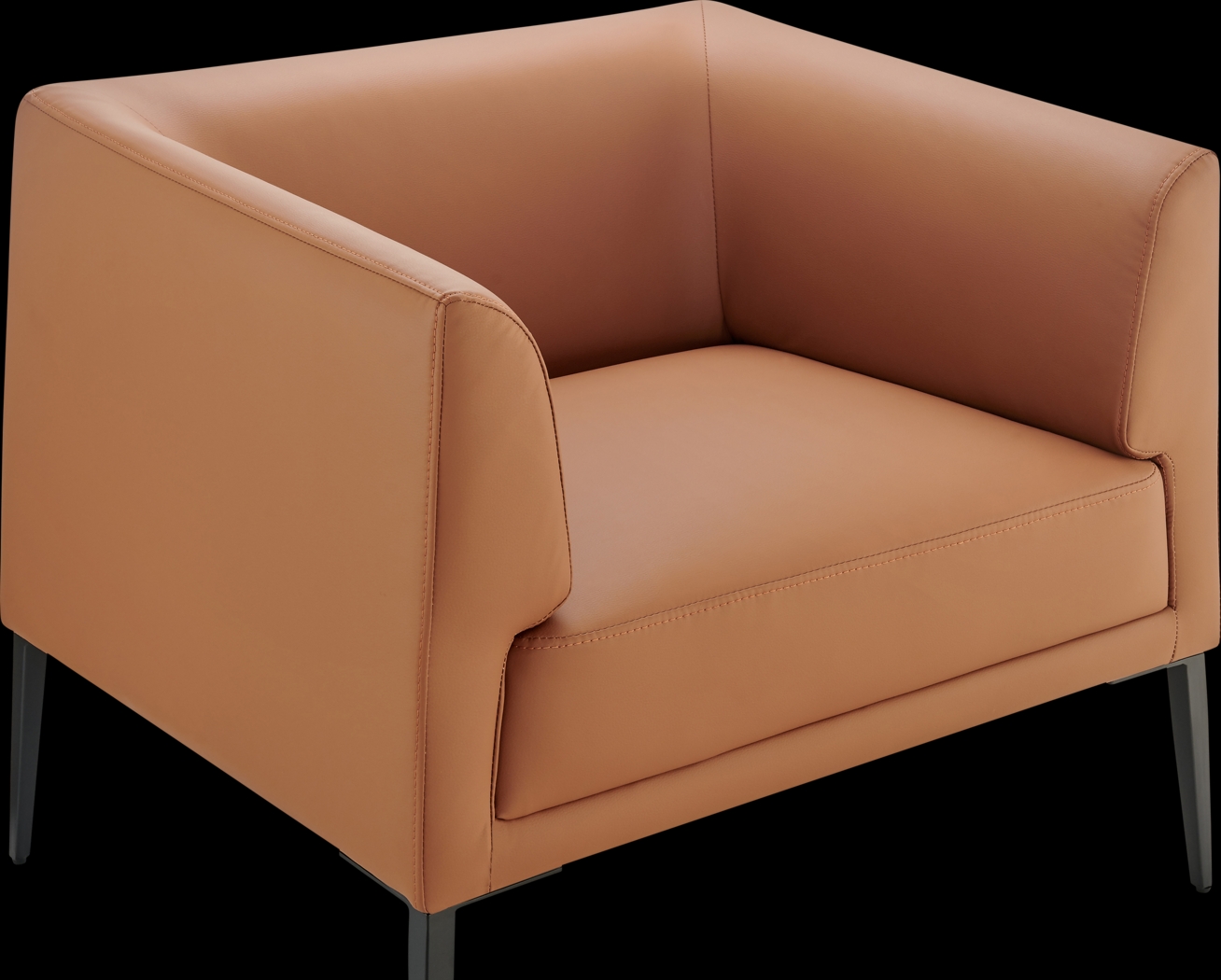 Tigerhouse Caramel Accent Chair - Thumbnail - Image 6