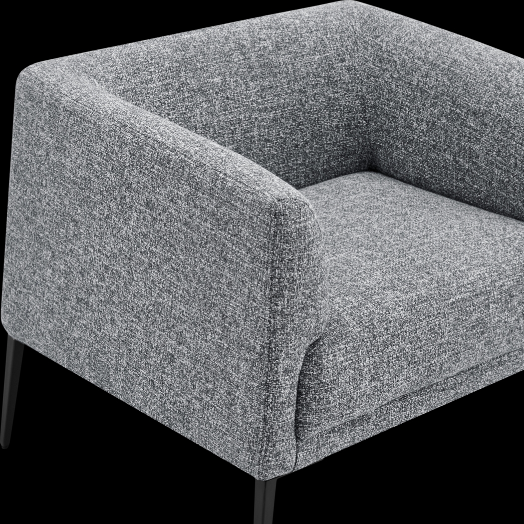 Tigerhouse Gray Accent Chair - Thumbnail - Image 7