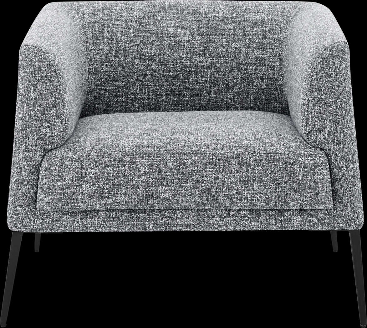 Tigerhouse Gray Accent Chair - Thumbnail - Image 1