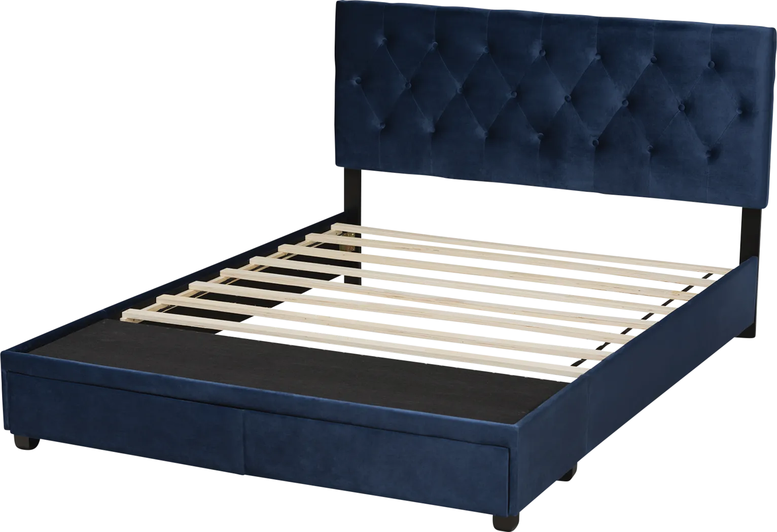Tigertube Navy Queen Storage Bed - Thumbnail - Image 7