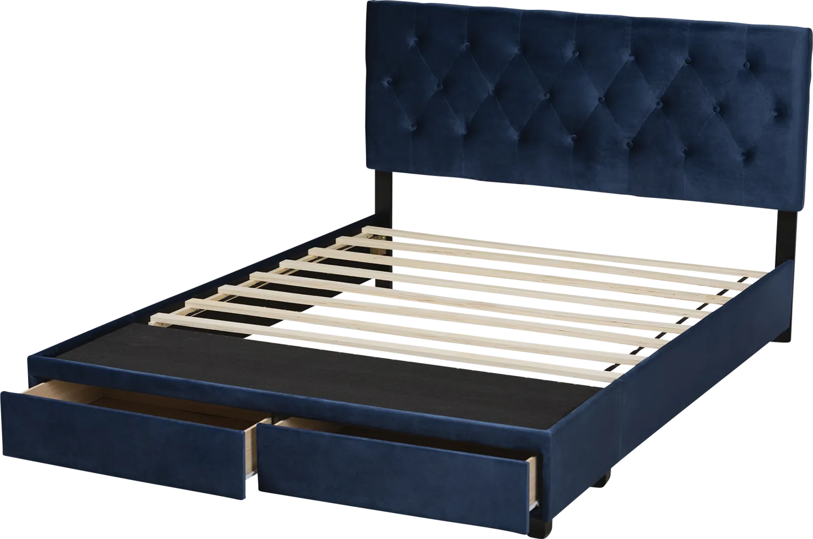 Tigertube Navy Queen Storage Bed - Thumbnail - Image 8