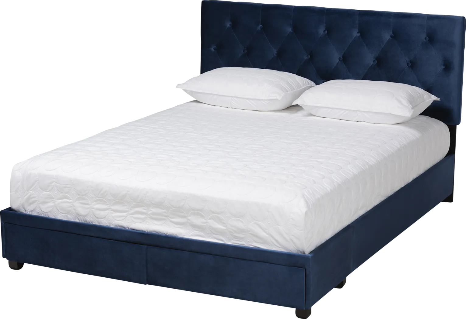 Tigertube Navy Queen Storage Bed - Thumbnail - Image 1