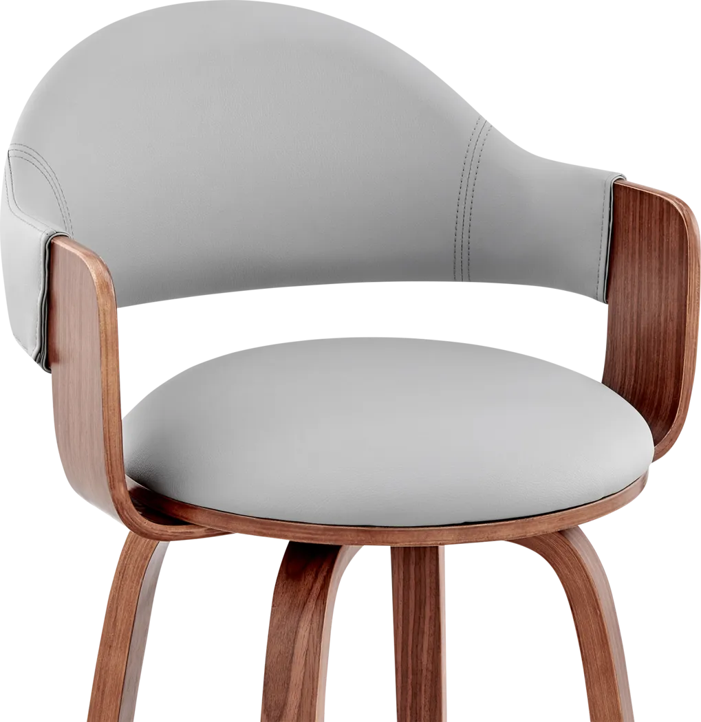 Tigressy I Gray Counter Height Stool - Thumbnail - Image 6