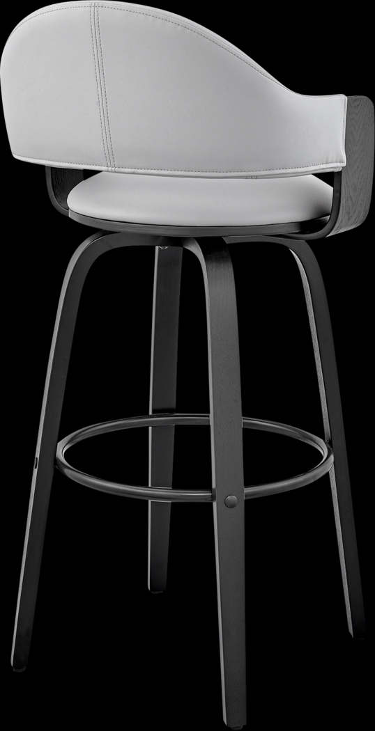Tigressy II Gray Counter Height Stool - Thumbnail - Image 7
