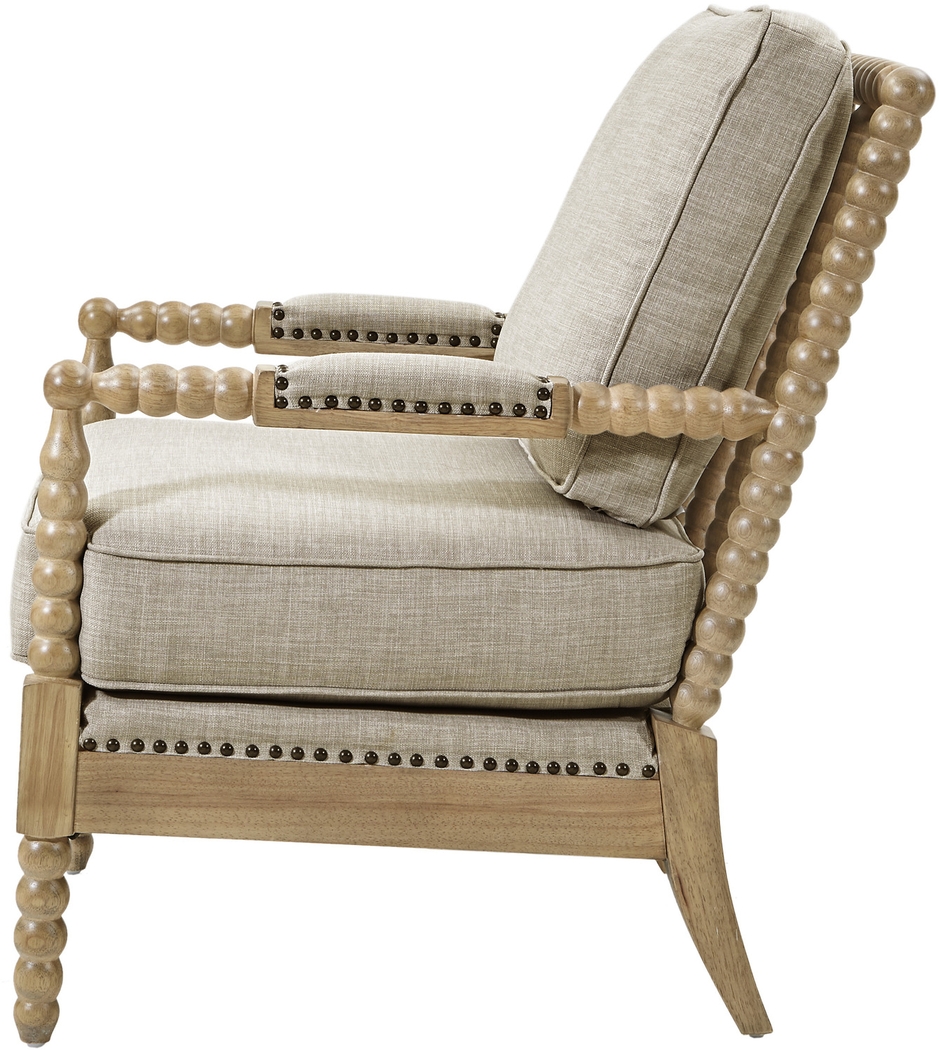 Tillary Taupe Accent Chair - Thumbnail - Image 2