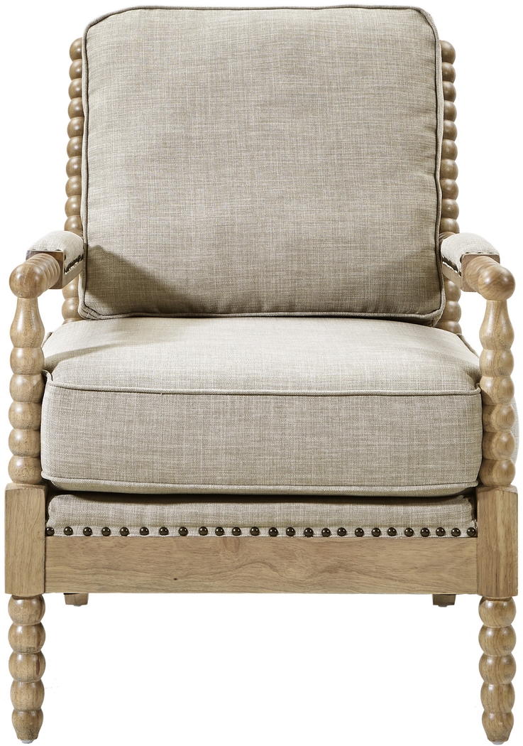 Tillary Taupe Accent Chair - Thumbnail - Image 3