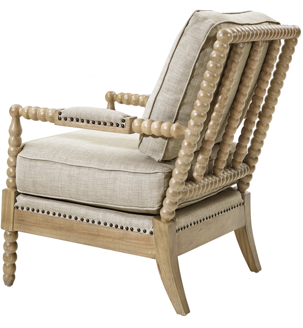 Tillary Taupe Accent Chair - Thumbnail - Image 4