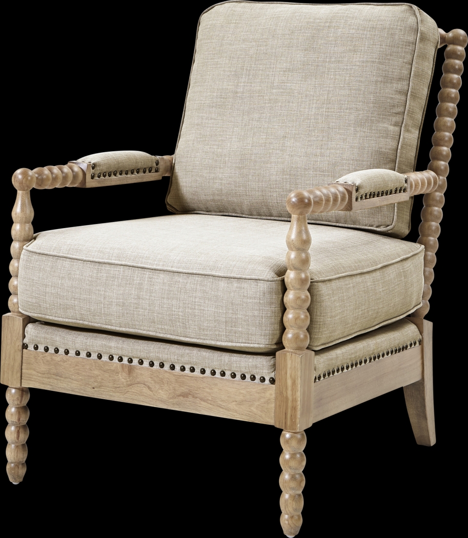 Tillary Taupe Accent Chair - Thumbnail - Image 1