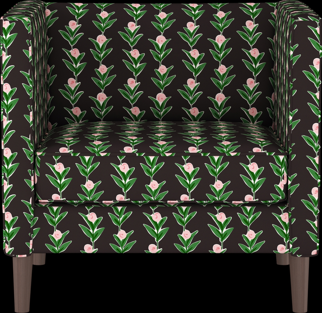 Tilney Black Accent Chair - Thumbnail - Image 2