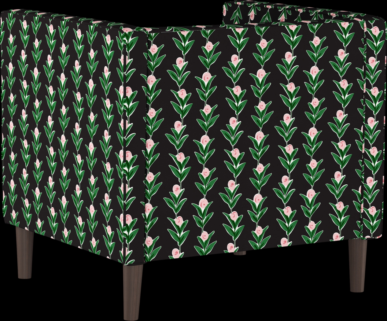 Tilney Black Accent Chair - Thumbnail - Image 4