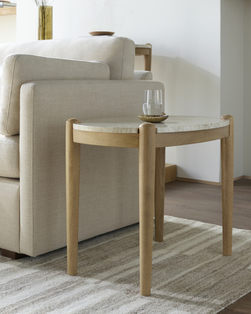 Tilu White End Table - Thumbnail - Image 2