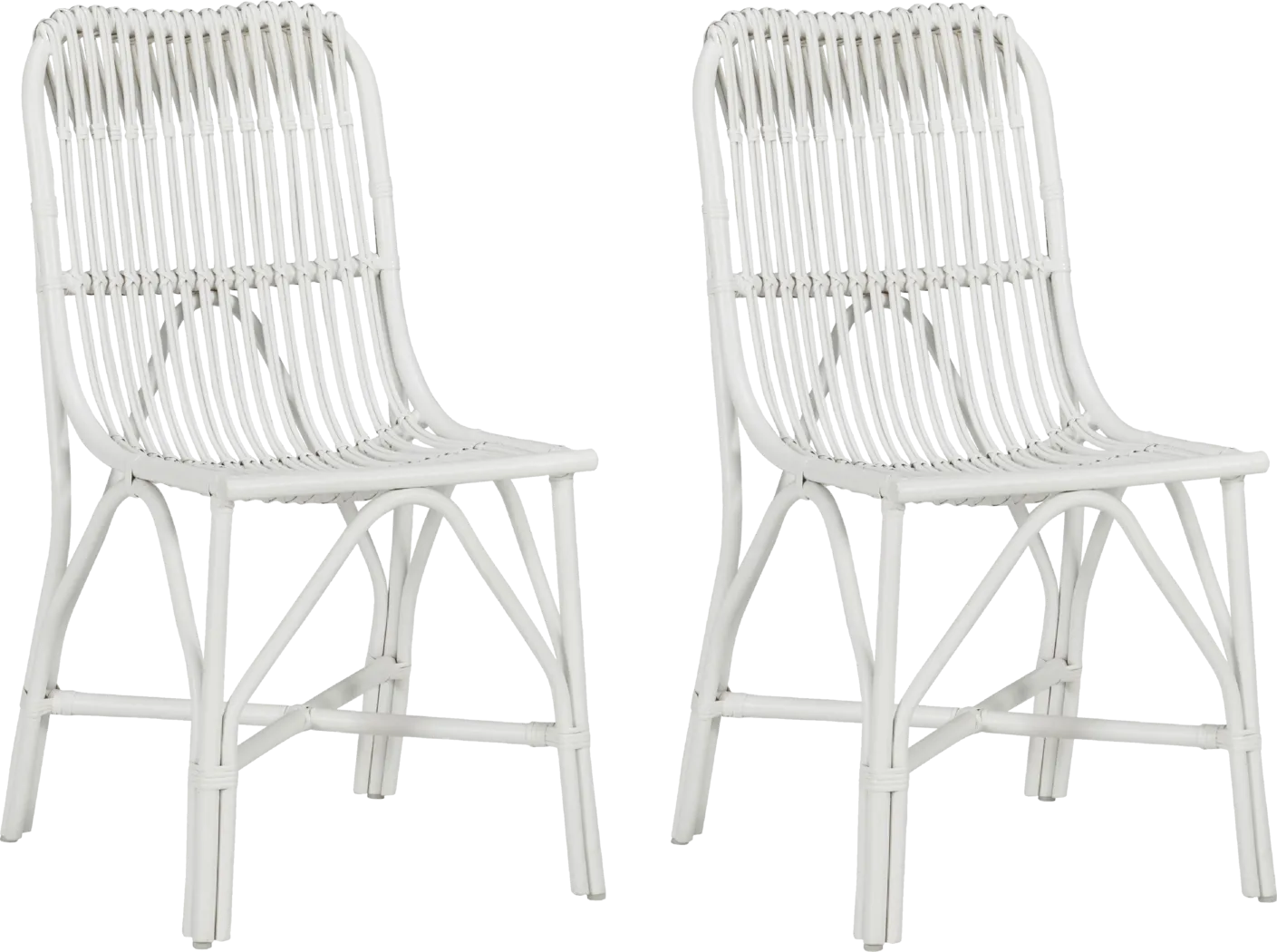 Timarand White Dining Chair, Set of 2 - Thumbnail - Image 1