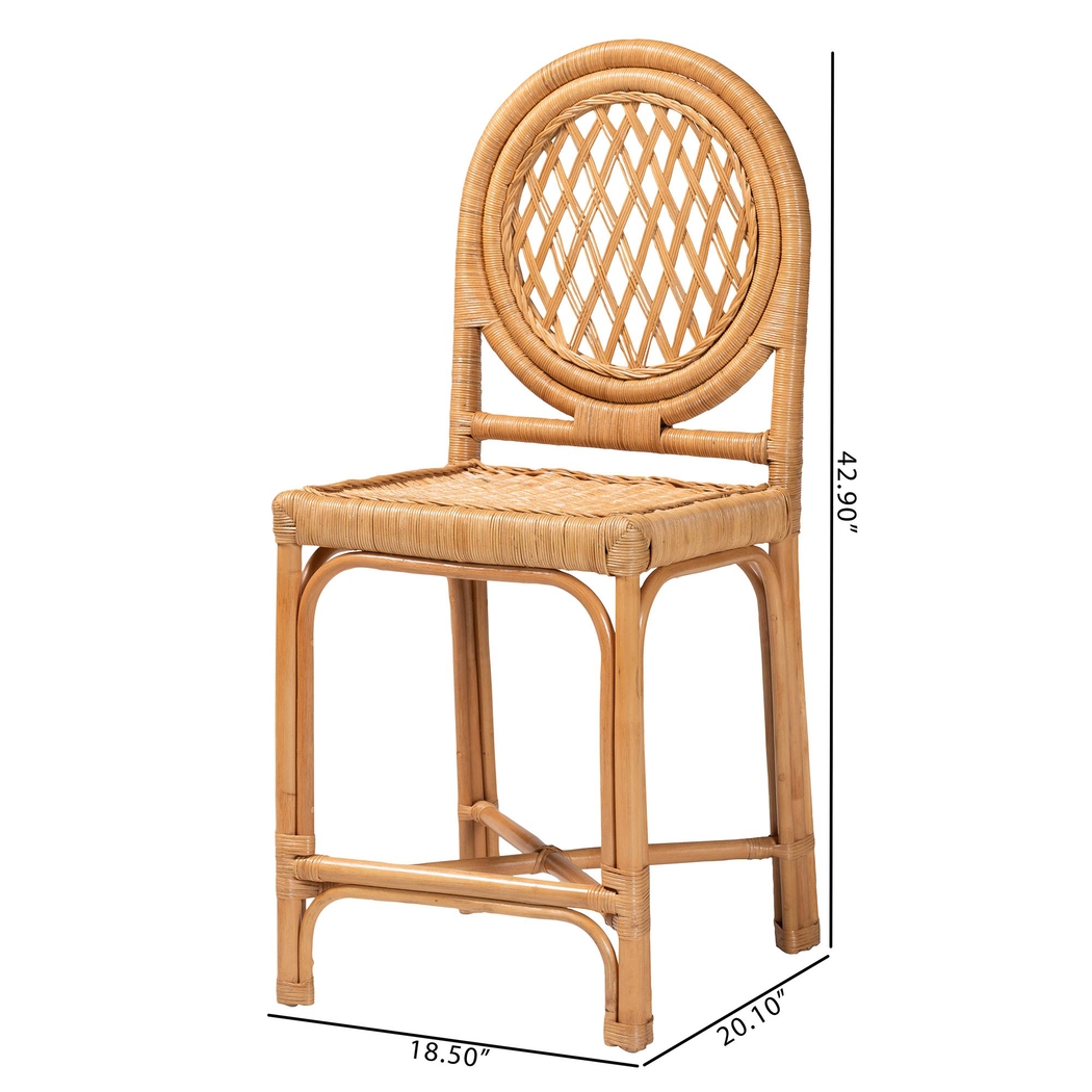 Timberbar Brown Counter Height Stool - Thumbnail - Image 4