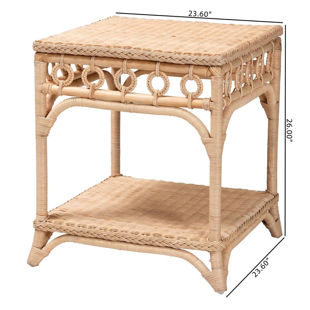 Timberbar Brown End Table - Thumbnail - Image 5