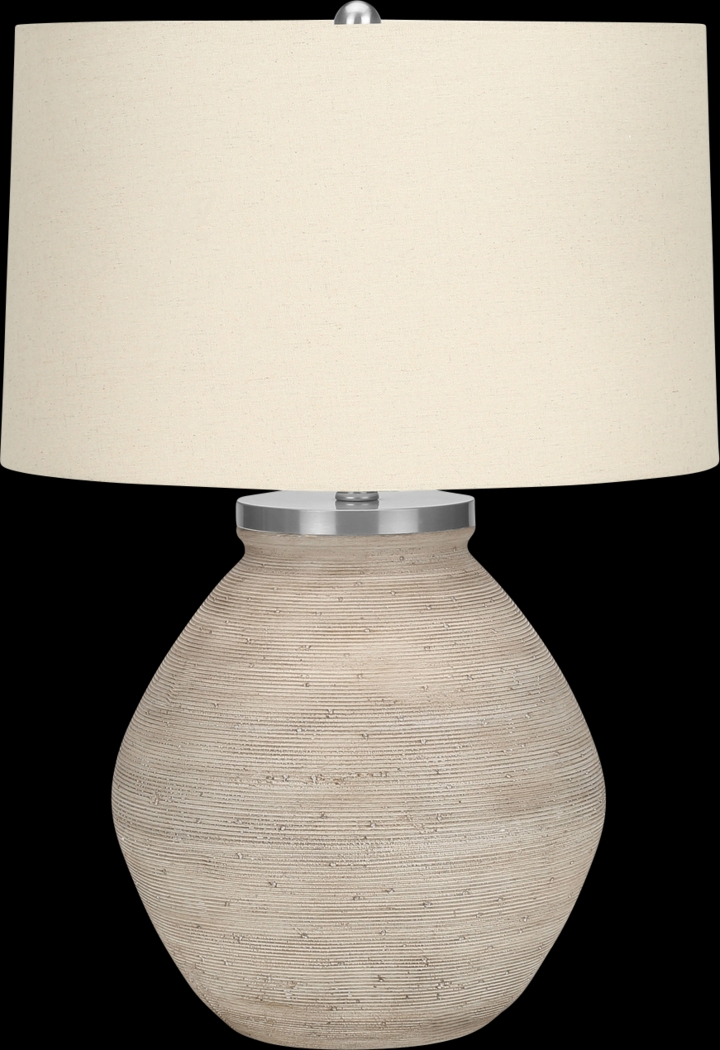 Times Road Cream Lamp - Thumbnail - Image 1