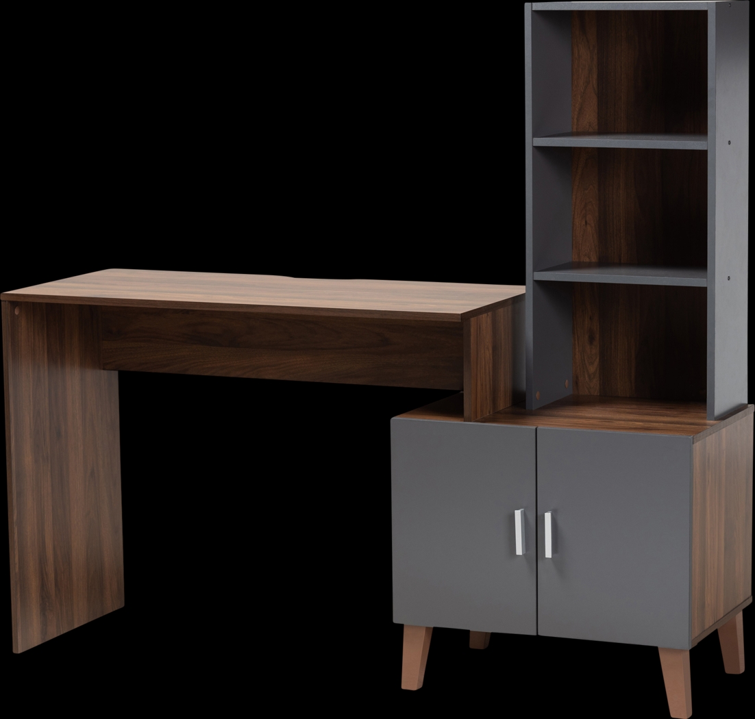 Timolen Brown Desk - Thumbnail - Image 1