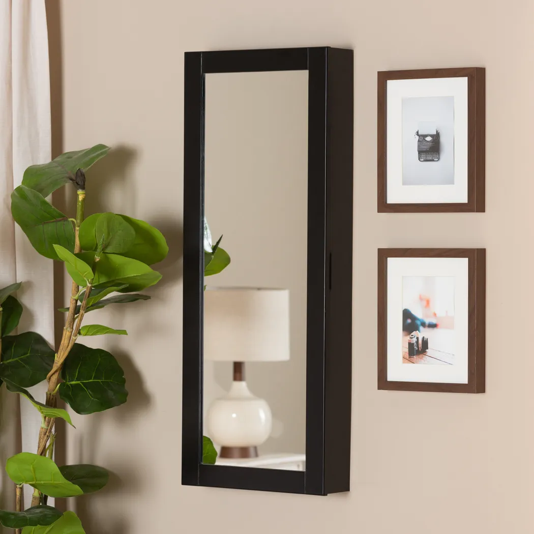 Timoleon Black Jewelry Armoire - Thumbnail - Image 6