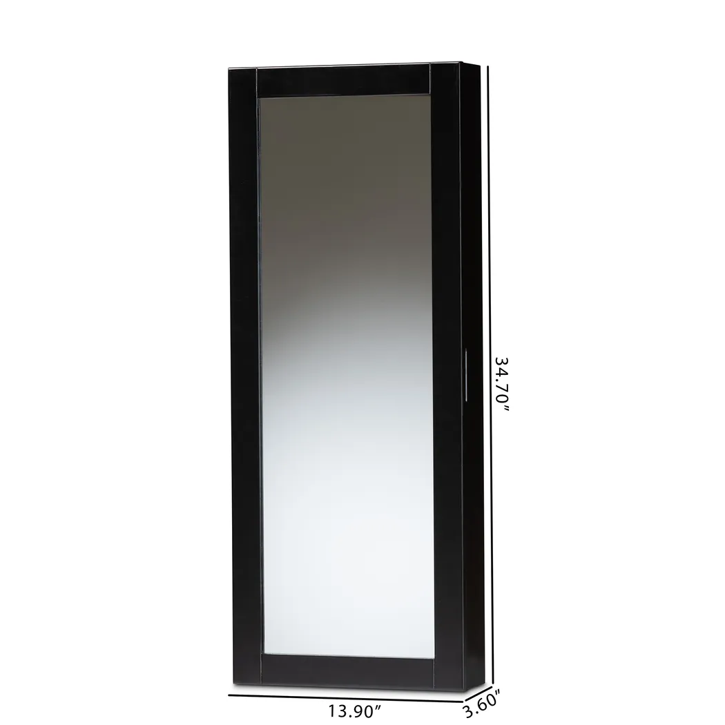 Timoleon Black Jewelry Armoire - Thumbnail - Image 8