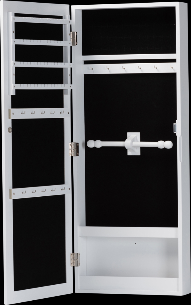 Timoleon White Jewelry Armoire - Thumbnail - Image 2