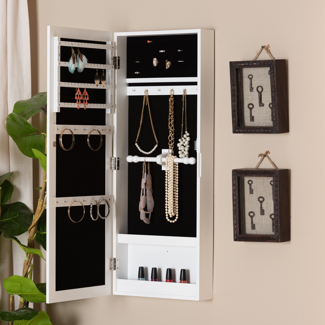 Timoleon White Jewelry Armoire - Thumbnail - Image 7