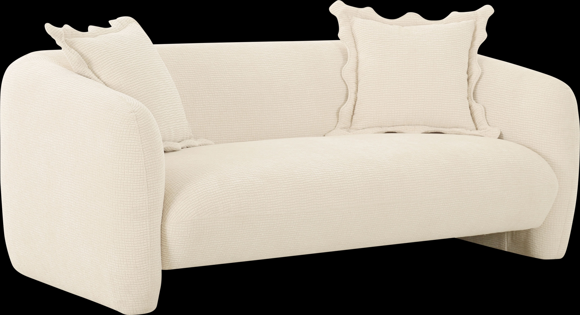 Tinamous Beige Loveseat - Thumbnail - Image 1