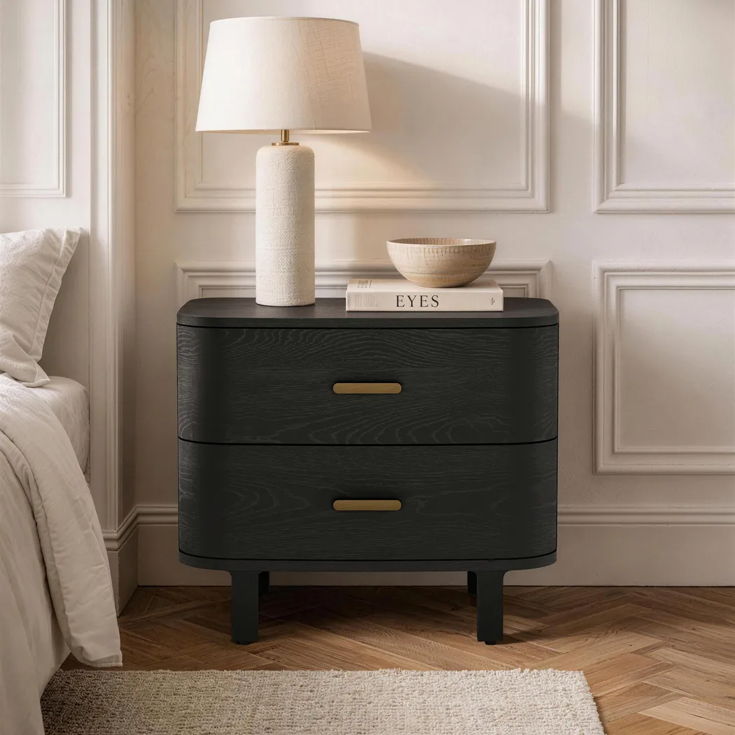 Tingi Black Nightstand - Thumbnail - Image 2